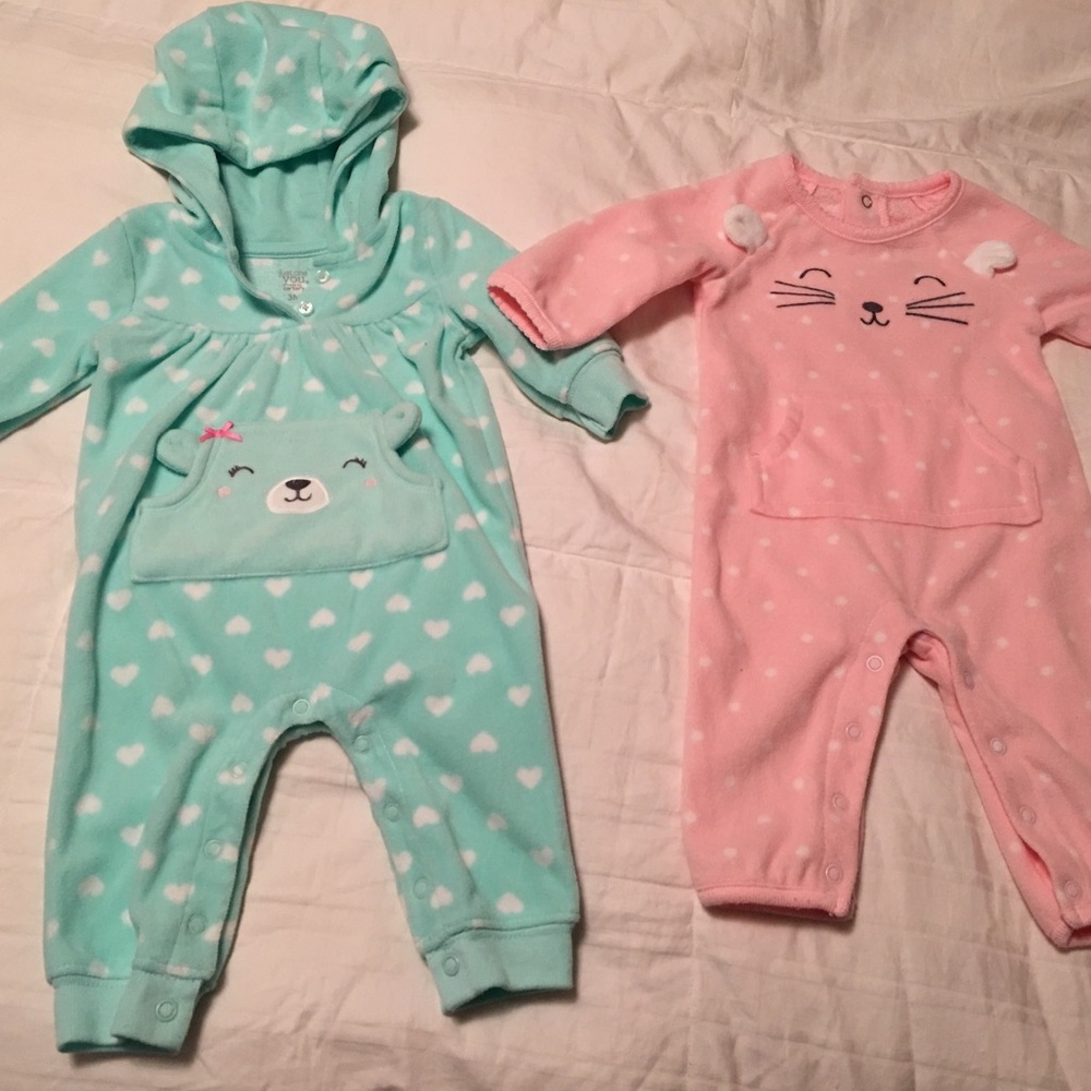 Carters 3 month old adorable character outfits